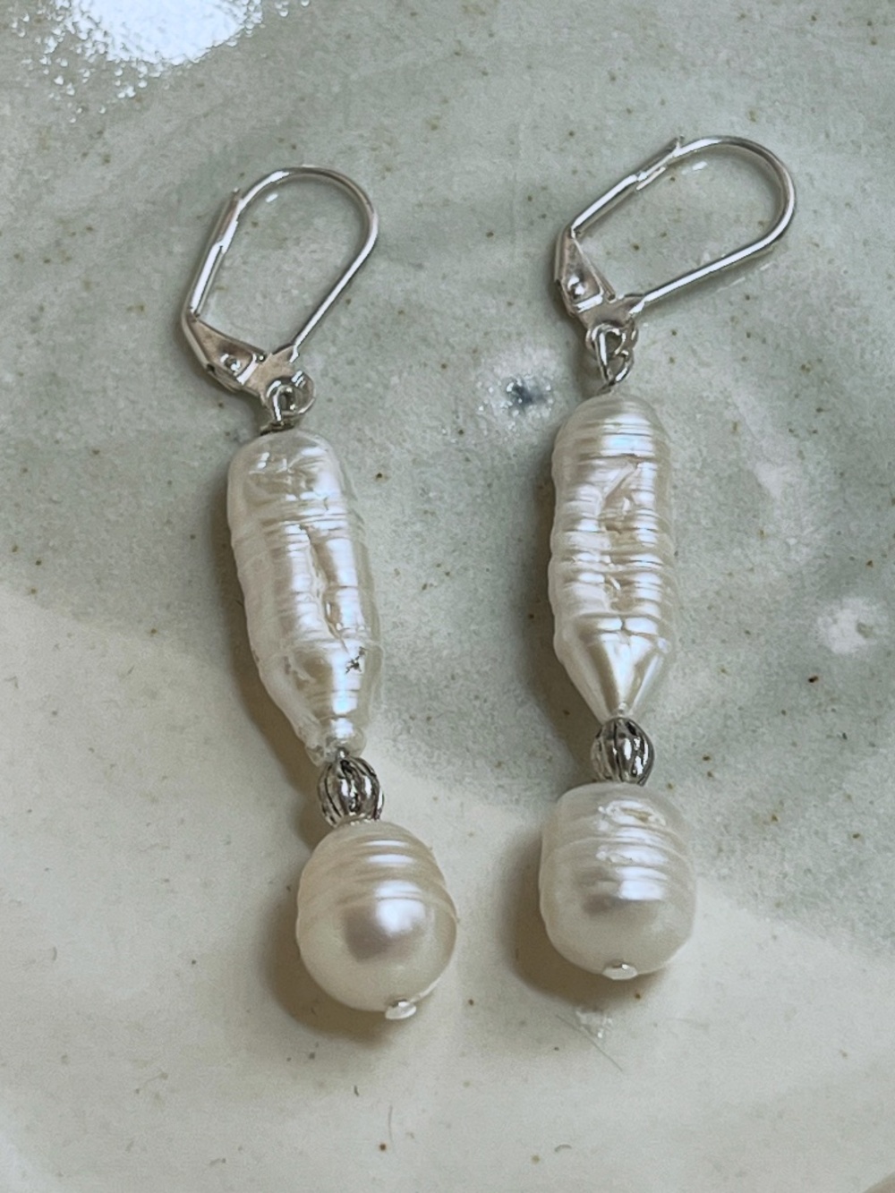 Artisan Freshwater Pearl Dangle Earrings - Good Vibrations